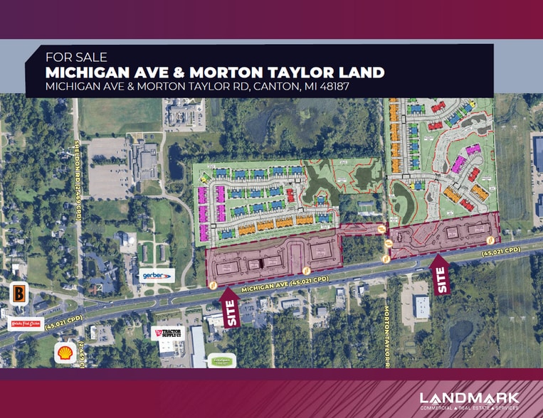 Michigan Ave & South Morton Taylor Rd, Canton Township, MI for sale - Building Photo - Image 2 of 6
