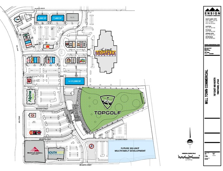 600 N Mill Rd, Vineyard, UT à louer - Plan de site - Image 2 de 9