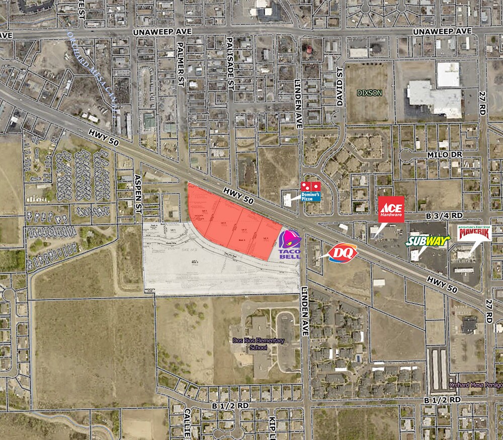TBD Lot 1 Highway 50, Grand Junction, CO à vendre Aérien- Image 1 de 4