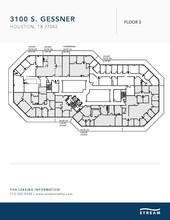 3100 S Gessner Rd, Houston, TX à vendre Plan d’étage- Image 1 de 1