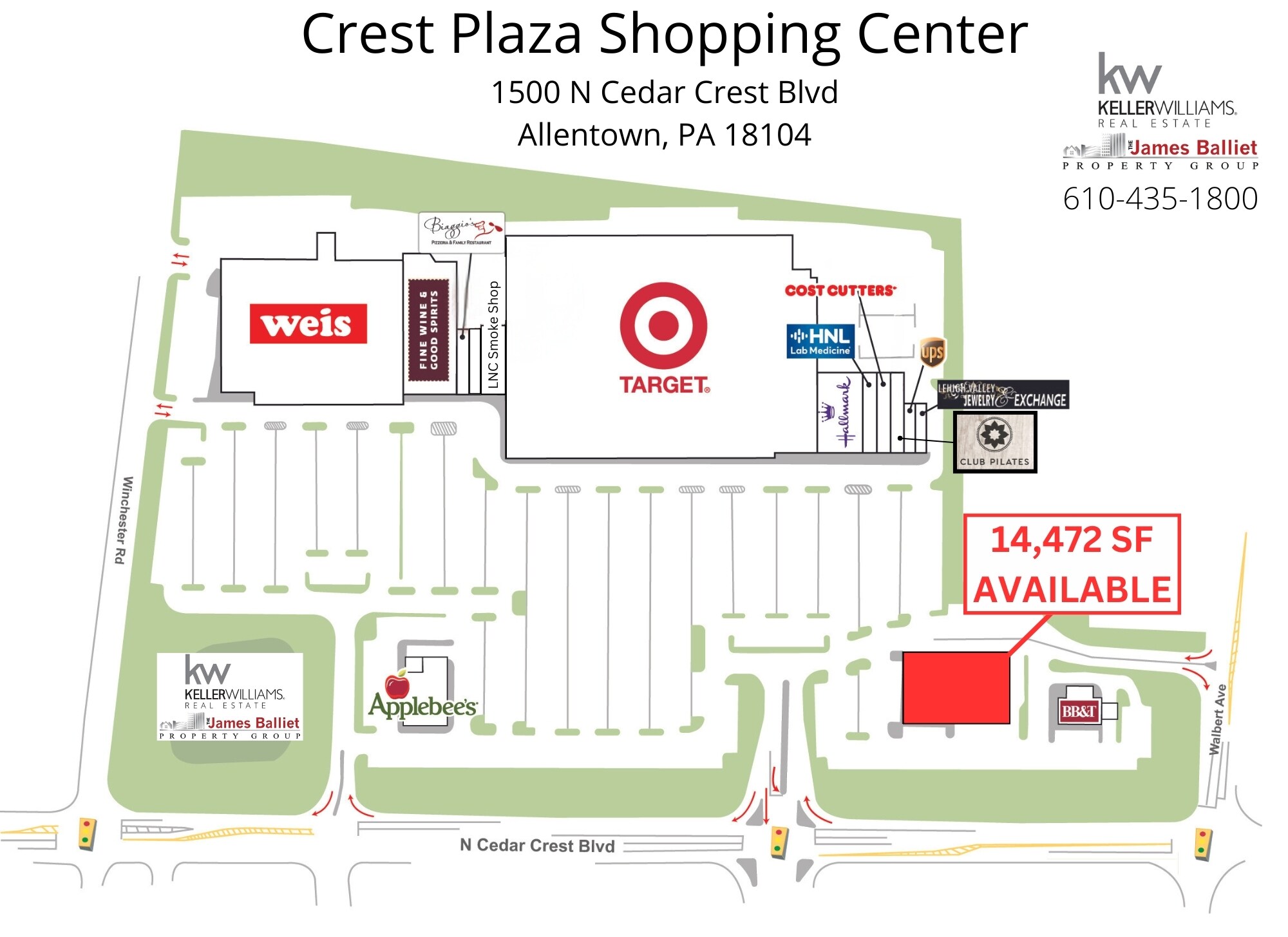 1500 N Cedar Crest Blvd, Allentown, PA for lease Building Photo- Image 1 of 2