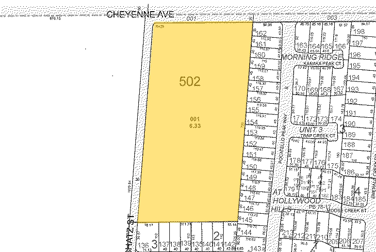 E Cheyenne Ave, Las Vegas, NV à vendre - Plan cadastral - Image 3 de 8