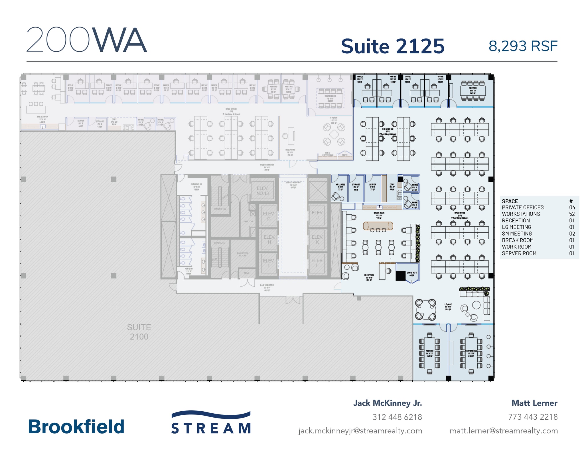 200 W Adams St, Chicago, IL for lease Floor Plan- Image 1 of 1