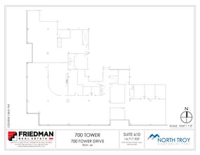 700 Tower Dr, Troy, MI for lease Floor Plan- Image 2 of 2