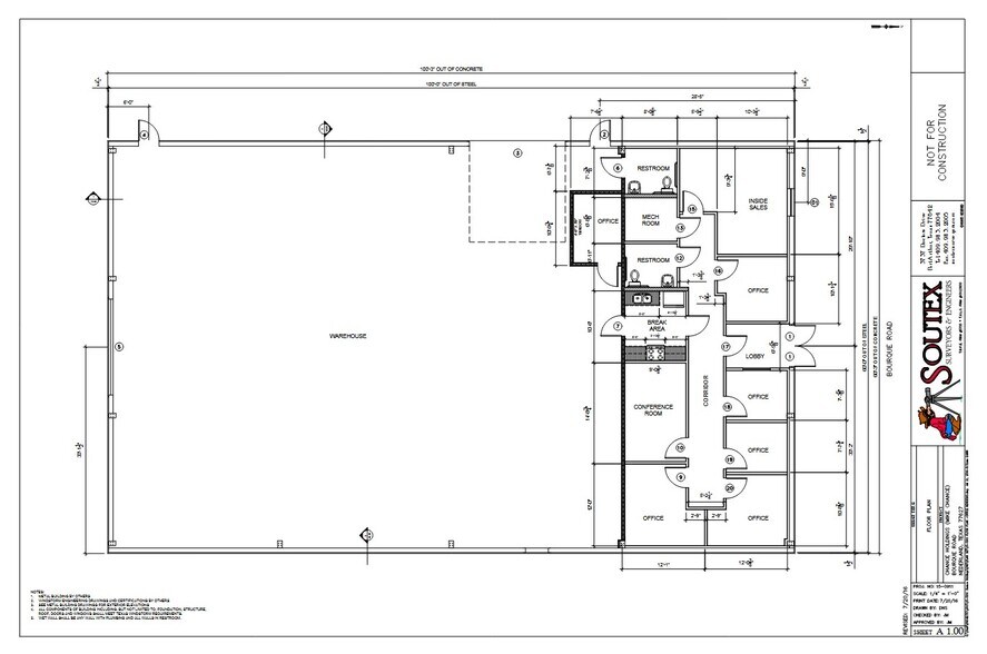 4900 Bourque Rd, Nederland, TX à louer - Plan d’étage - Image 3 de 6