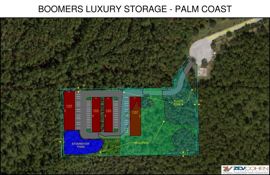 75 Airport Commerce Center Dr, Palm Coast, FL à vendre - Plan de site - Image 2 de 2