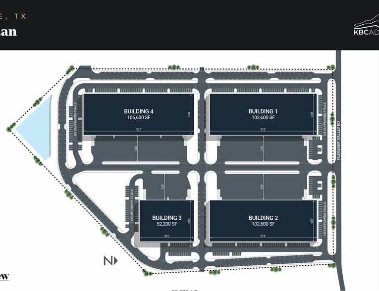 2800 Pleasant Valley Rd, Sachse, TX à vendre - Plan de site - Image 2 de 2