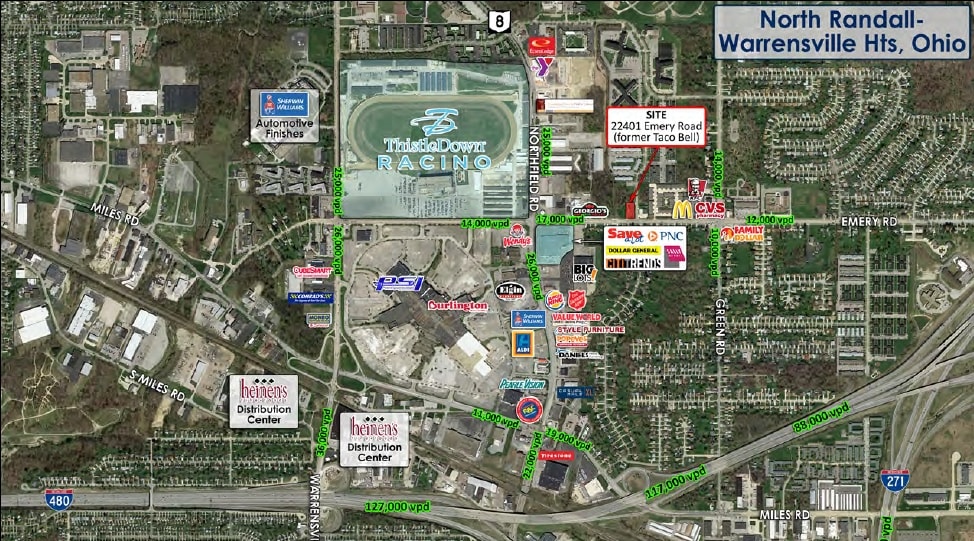 22401 Emery Rd, Warrensville Heights, OH for lease - Aerial - Image 2 of 5