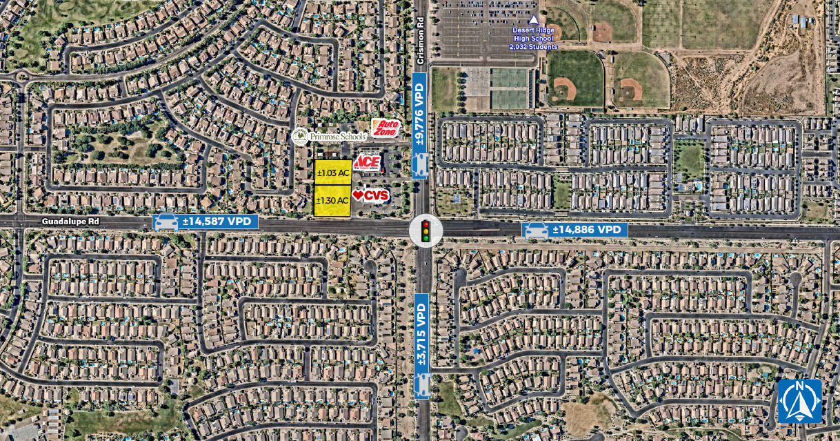 Crismon Rd & Guadalupe Rd, Mesa, AZ for lease Building Photo- Image 1 of 3