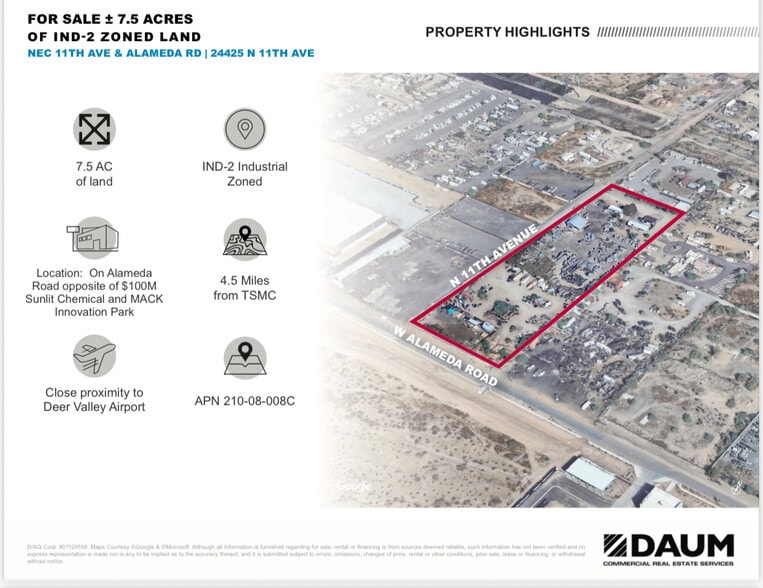 24425 11th Ave, Phoenix, AZ à vendre - Aérien - Image 2 de 4