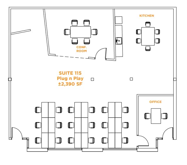 111 W Evelyn Ave, Sunnyvale, CA for lease Floor Plan- Image 1 of 1