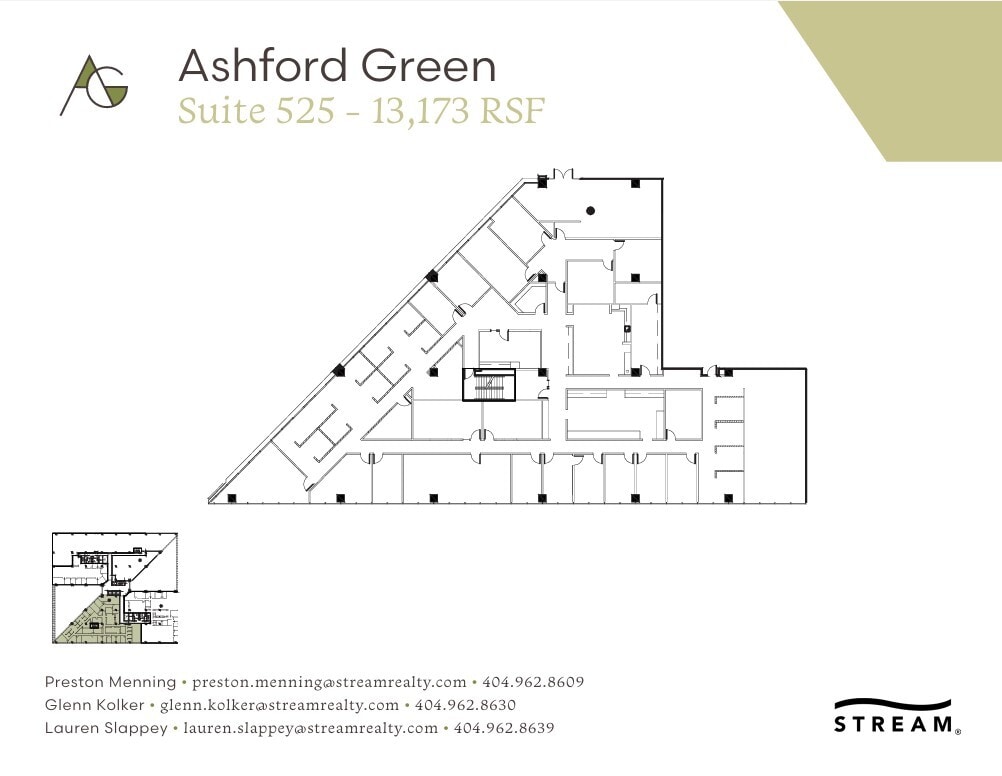 4170 Ashford Dunwoody Rd NE, Atlanta, GA à louer Plan d’étage- Image 1 de 1