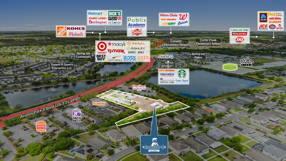 357 S Avalon Park Blvd, Orlando, FL à vendre - Photo du bâtiment - Image 2 de 5