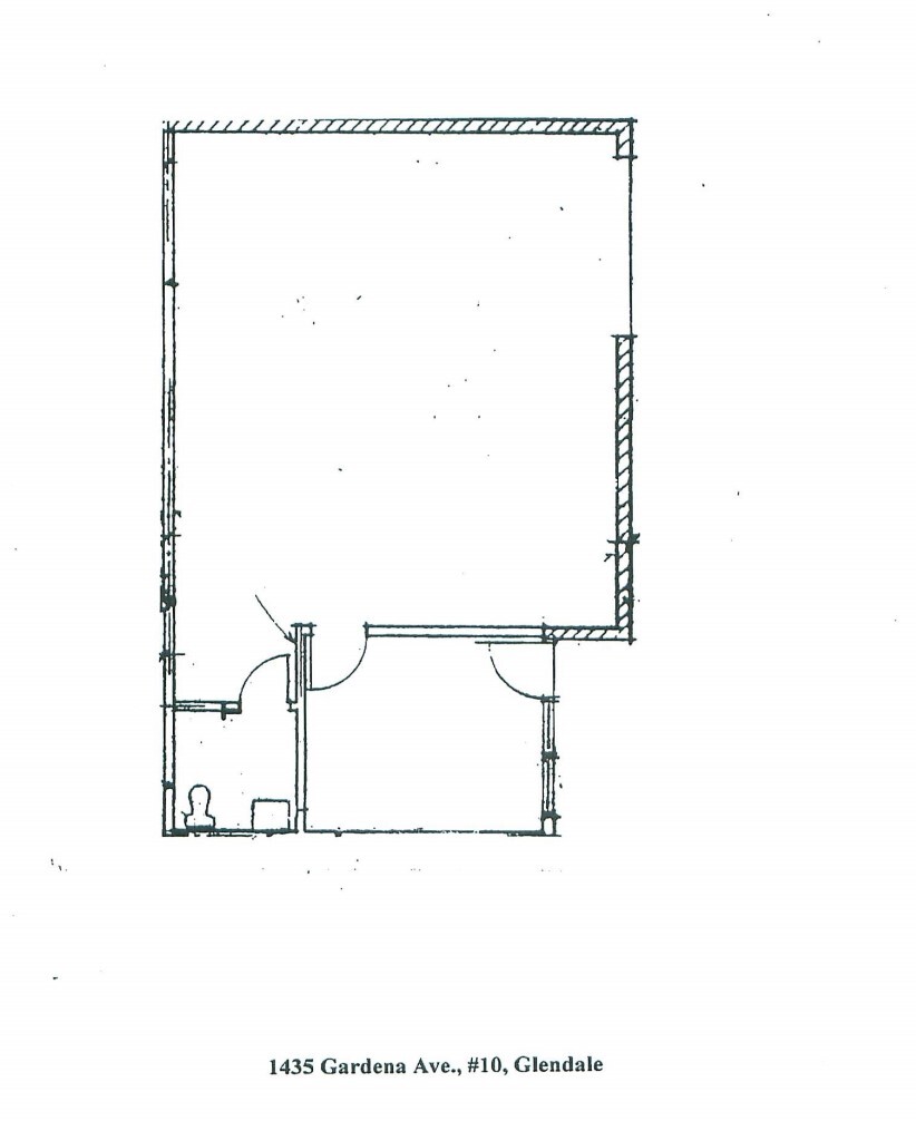 1415-1441 Gardena Ave, Glendale, CA à louer Plan d  tage- Image 1 de 1