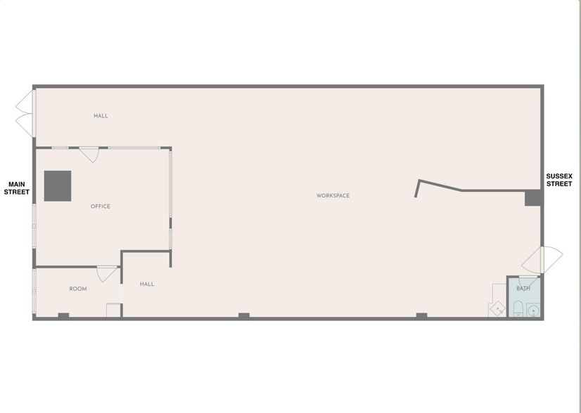 1040 Main St, Paterson, NJ à louer - Plan d’étage - Image 3 de 3