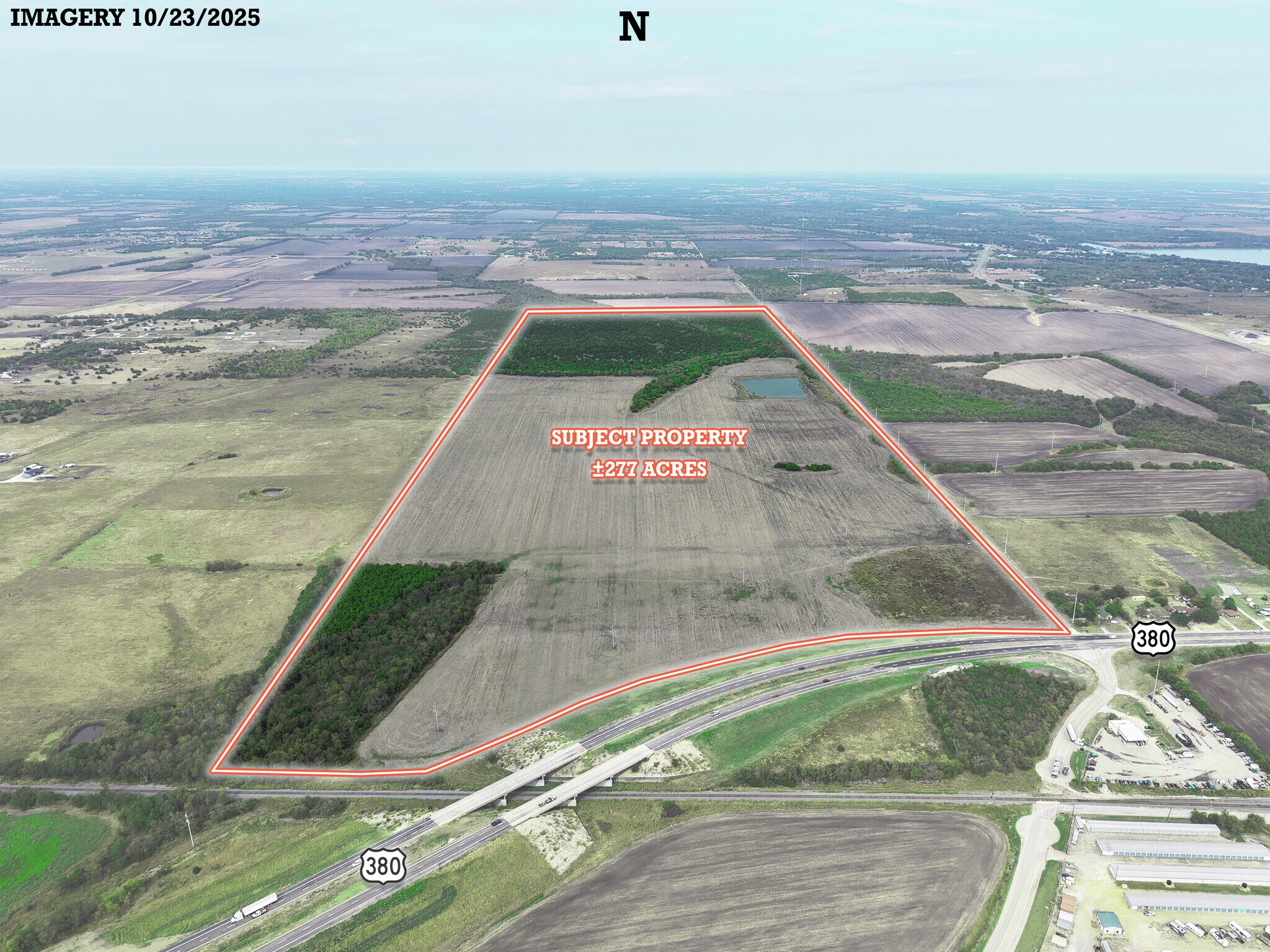 NWC 380 & CR 1086 hwy, Greenville, TX à vendre Aérien- Image 1 de 3