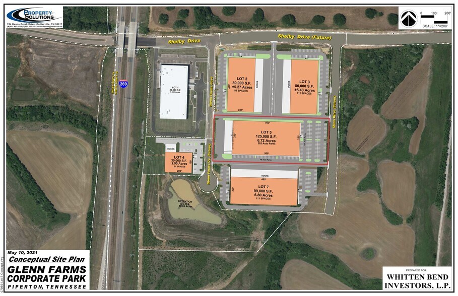 95 E Shelby Dr, Piperton, TN à louer - Plan de site - Image 2 de 2