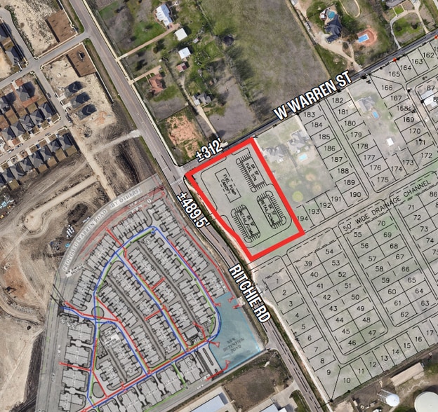 SEC Ritchie & W Warren St rd, Hewitt, TX for sale - Site Plan - Image 3 of 3
