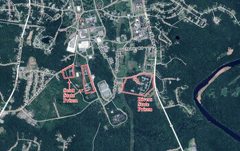 Vinson Highway & Laboratory Road, Milledgeville, GA - Aérien  Vue de la carte