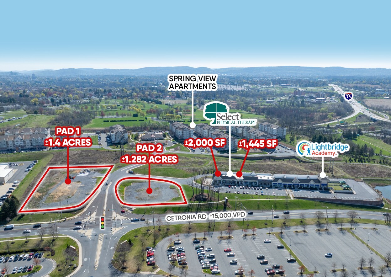 249-289 Cetronia Rd, Allentown, PA for lease Primary Photo- Image 1 of 9