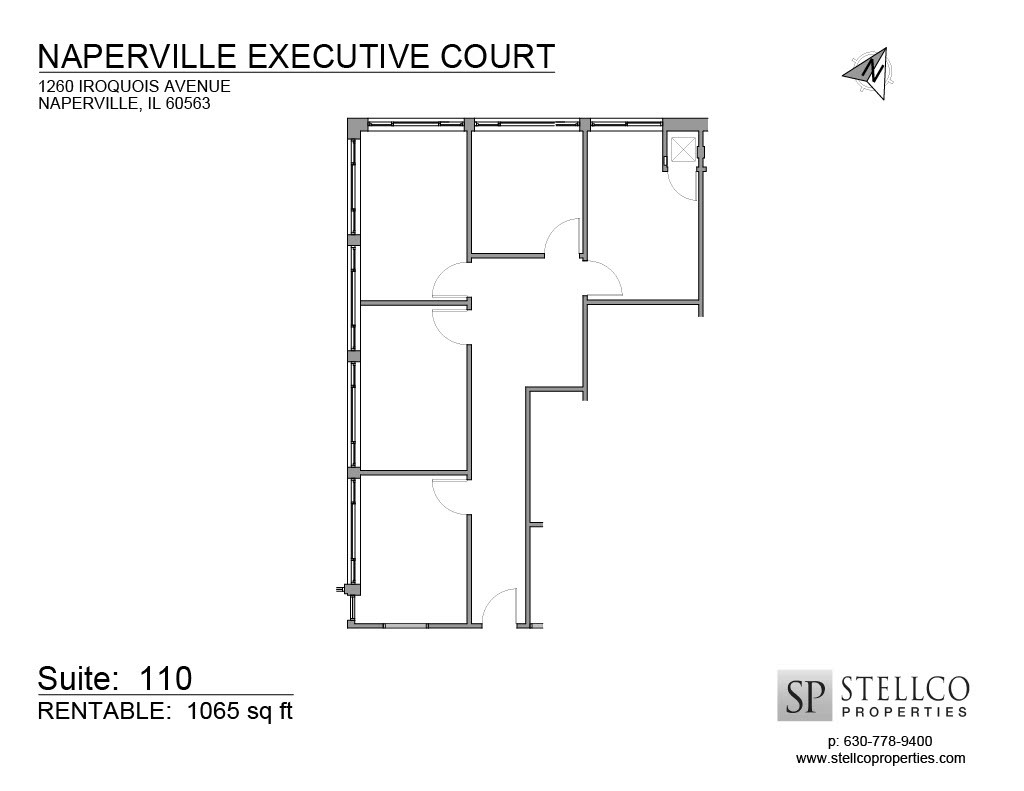 1220-1280 Iroquois Ave, Naperville, IL à louer Plan d’étage- Image 1 de 1