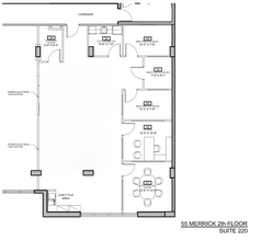 55 Merrick Way, Coral Gables, FL for lease Floor Plan- Image 1 of 9