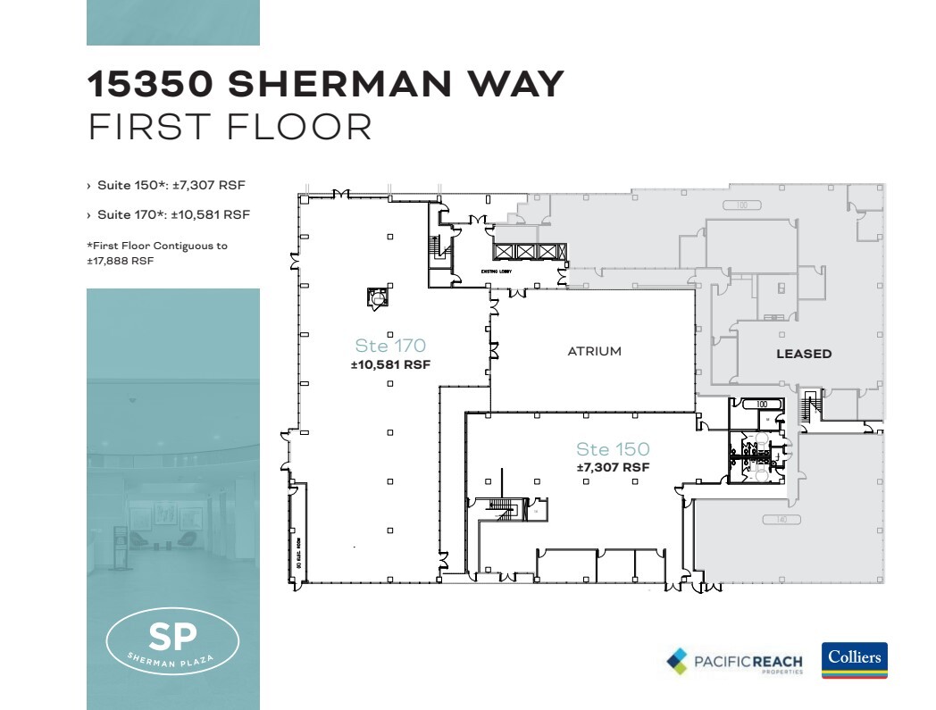 15350 Sherman Way, Van Nuys, CA à louer Plan d  tage- Image 1 de 1