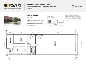 2000 Pewaukee Rd, Waukesha, WI à louer Plan d’étage- Image 1 de 2