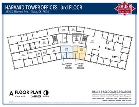 4815 S Harvard Ave, Tulsa, OK à louer Plan d’étage- Image 1 de 1
