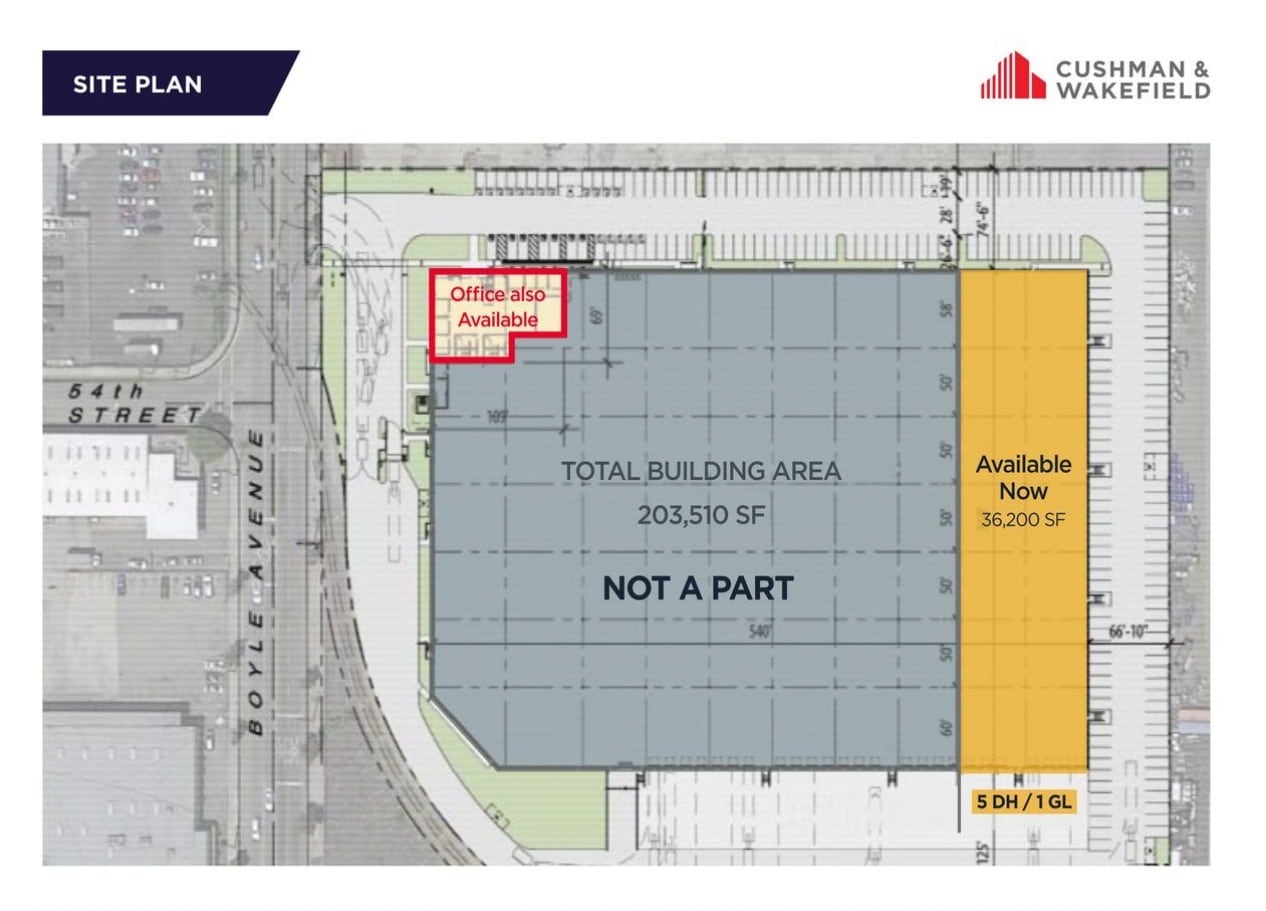5370 S Boyle Ave, Vernon, CA à louer Plan d’étage- Image 1 de 1
