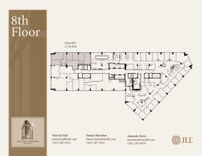 7910 Woodmont Ave, Bethesda, MD à louer Plan d’étage- Image 1 de 1