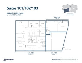 100 Covey Dr, Franklin, TN for lease Floor Plan- Image 2 of 2