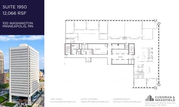 100 Washington Ave S, Minneapolis, MN à louer Plan d’étage- Image 1 de 1
