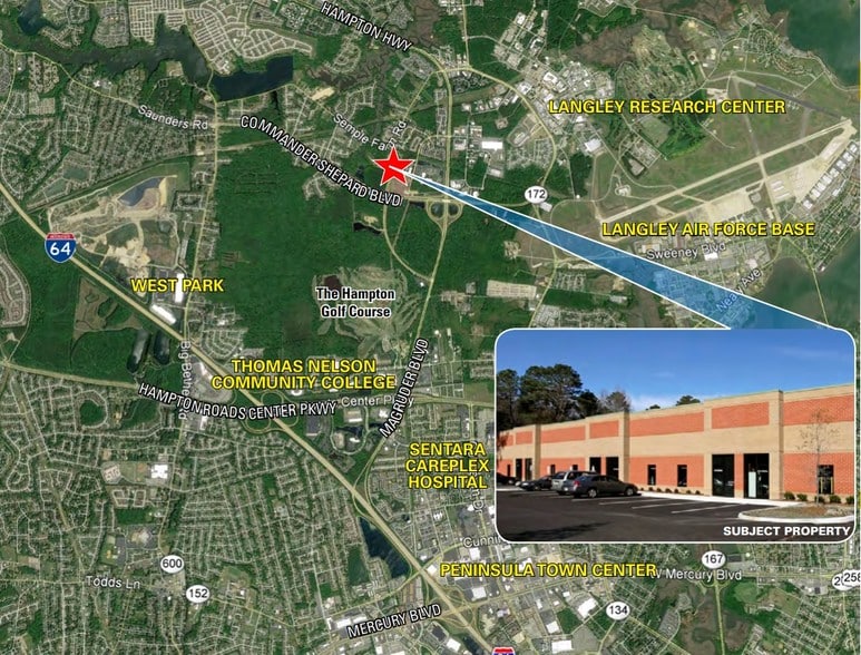 2010-2048 Exploration Way, Hampton, VA for lease - Aerial - Image 2 of 16