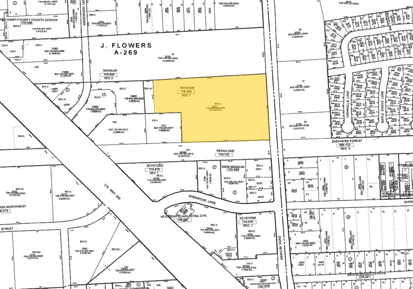 3021 Mangum Rd, Houston, TX à louer - Plan cadastral - Image 2 de 5