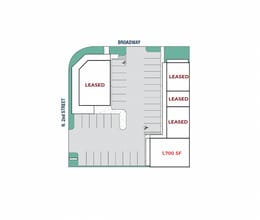 1305-1307 Broadway, El Cajon, CA à louer Plan de site- Image 1 de 1