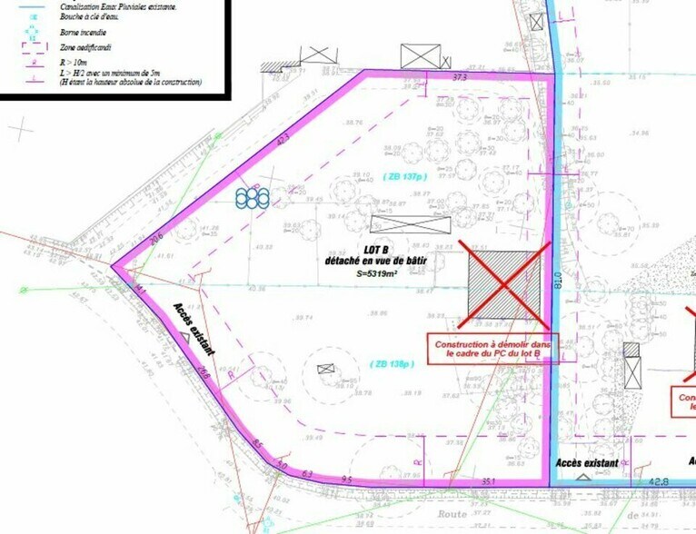 Land in Montussan for sale - Site Plan - Image 1 of 1