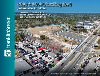Plus de détails pour 6300-6310 Blanding Blvd, Jacksonville, FL - Terrain à vendre