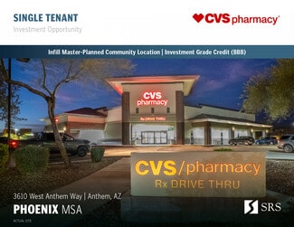 Plus de détails pour 3610 W Anthem Way, Anthem, AZ - Commerce de détail à vendre