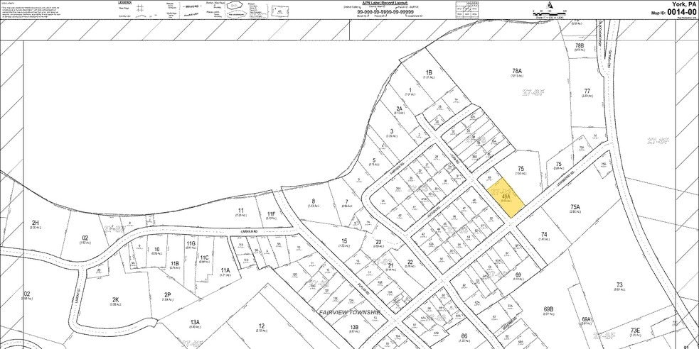 99 Lewisberry Rd, New Cumberland, PA à vendre - Plan cadastral - Image 2 de 6
