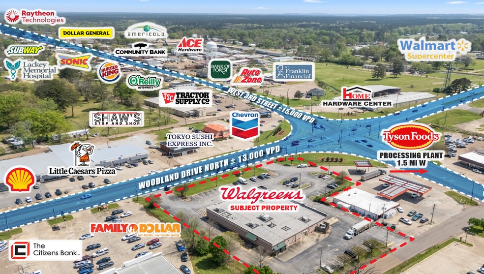 219 Woodland Dr N, Forest, MS for sale - Building Photo - Image 2 of 2