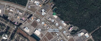 2000 Brabham Ave, Jacksonville, NC - Aerial  map view - Image1