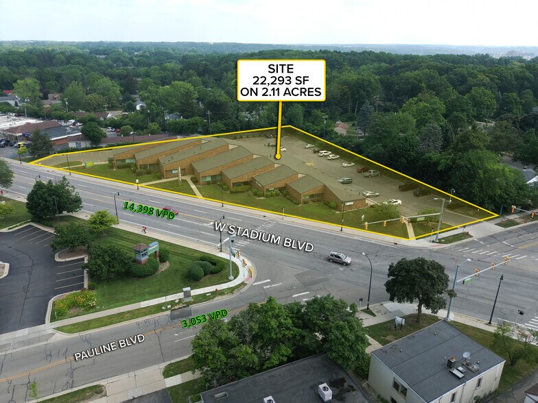 1880-1898 W Stadium Blvd, Ann Arbor, MI à vendre - Photo du bâtiment - Image 3 de 11