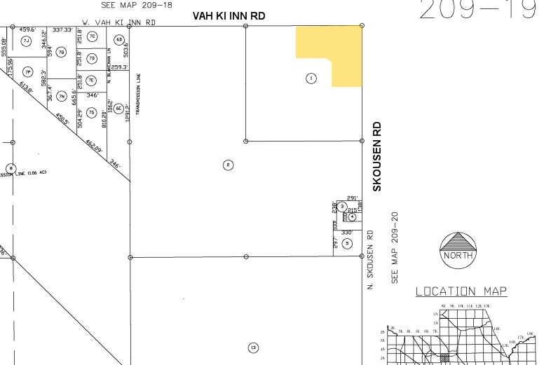 SWC Skousen Rd & Vah Ki Inn Rd, Coolidge, AZ à vendre - Photo du bâtiment - Image 3 de 3