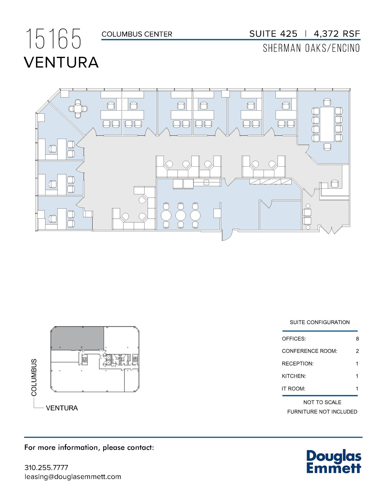 15165 Ventura Blvd, Sherman Oaks, CA à louer Plan d  tage- Image 1 de 1