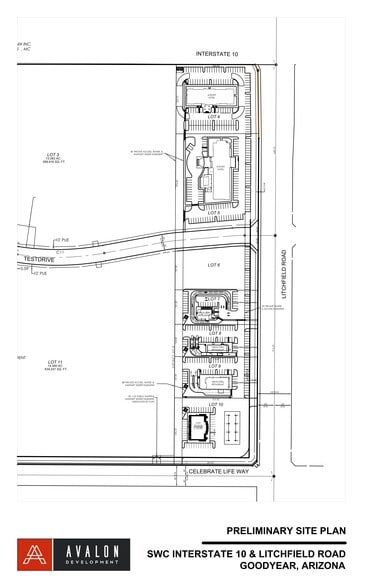 SWC Interstate 10 & Litchfield Rd, Goodyear, AZ for lease - Site Plan - Image 2 of 2