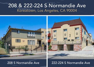 Plus de détails pour 208 & 222-224 S Normandie Ave – Multi-résidentiel à vendre, Los Angeles, CA