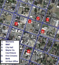 301 E Ash St, Goldsboro, NC - Aerial  map view