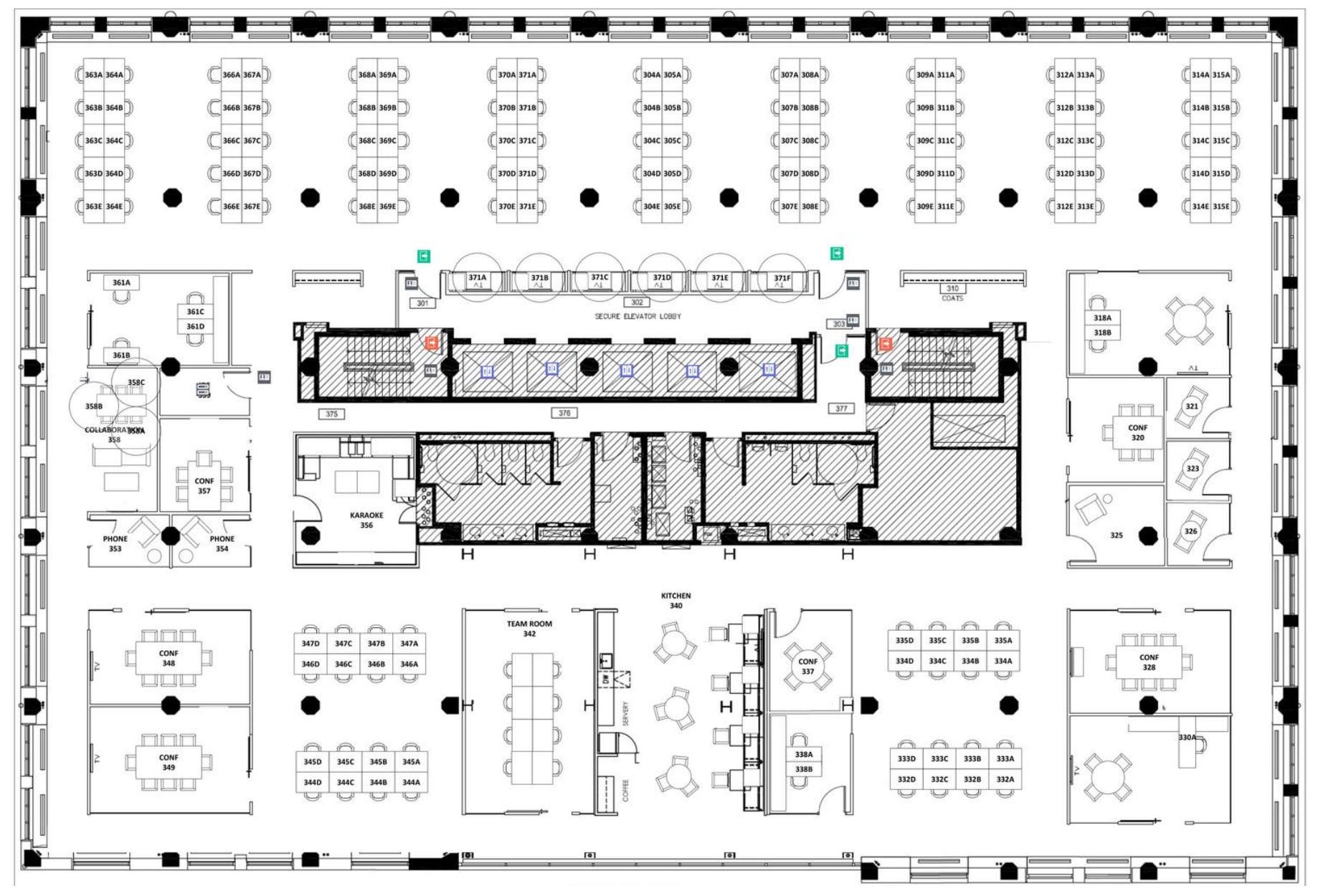 85 Richmond St W, Toronto, ON à louer Plan d’étage- Image 1 de 1