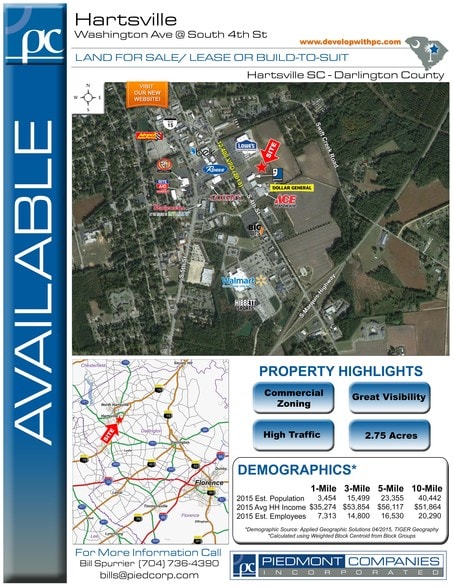 S 4th St, Hartsville, SC à vendre - Photo du bâtiment - Image 3 de 4